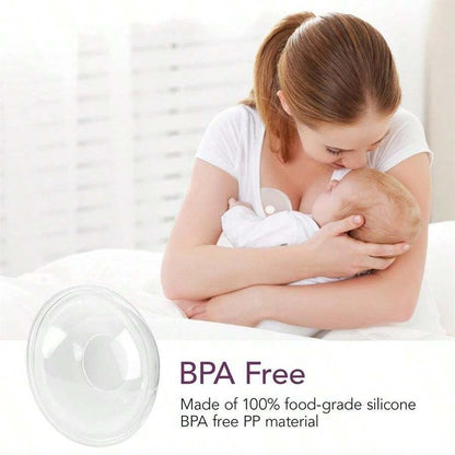 Nursing Breast Milk Collector With Stopper - Pair of 2